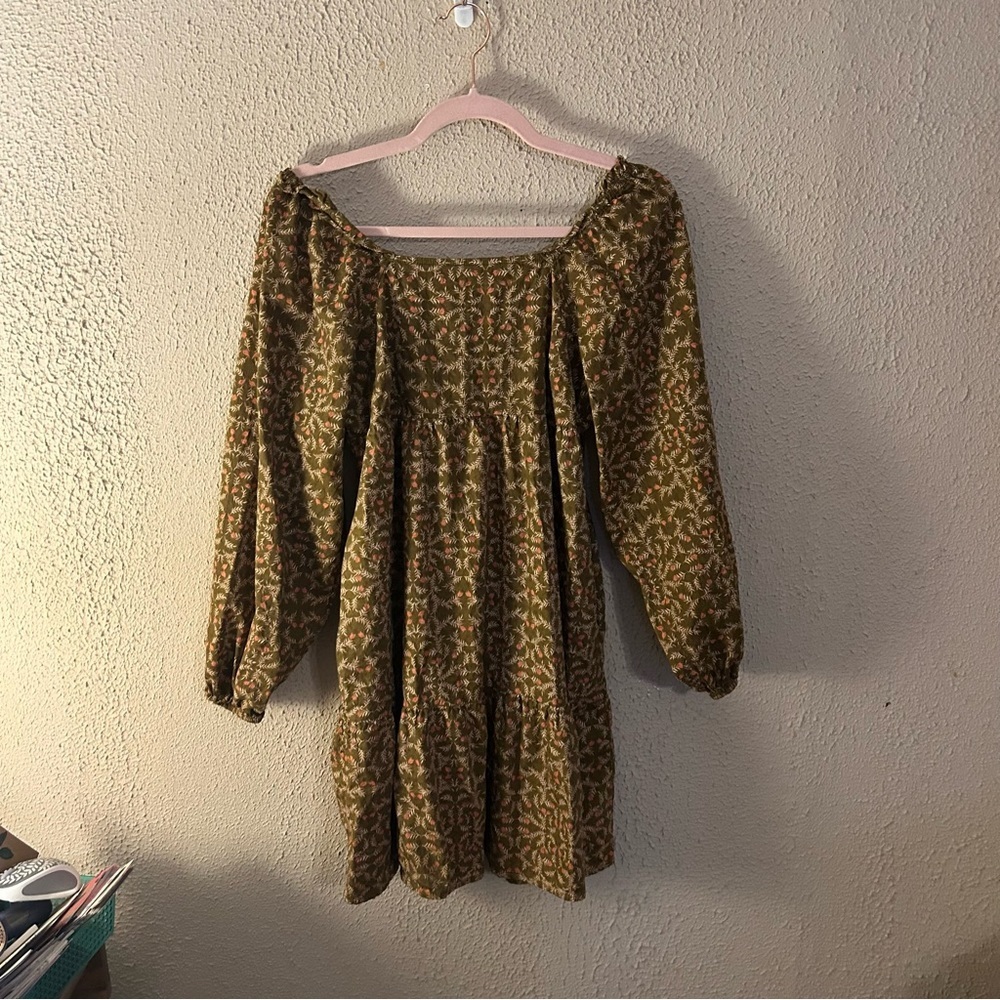 Universal Thread Women's Dress Bell Sleeves Frill Pockets Boho Cottagecore Sz S